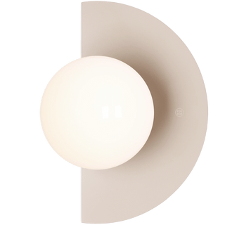 CANDY LOOP GLOBE WALL LIGHT BEIGE - DYKE & DEAN