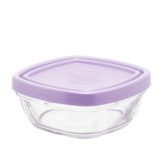 DURALEX LILAC FRESHBOX SQUARE STACKING BOWL 9CM - DYKE & DEAN