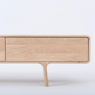 GAZZDA FAWN LOW SIDE BOARD OAK - DYKE & DEAN