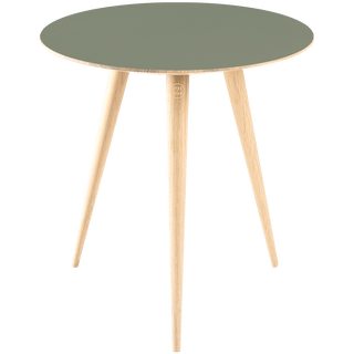 GAZZDA ROUND ARP TABLE NATURAL OAK 45CM - DYKE & DEAN