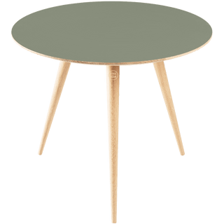 GAZZDA ROUND ARP TABLE NATURAL OAK 55CM - DYKE & DEAN