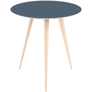 GAZZDA ROUND ARP TABLE WHITE OAK 45CM - DYKE & DEAN