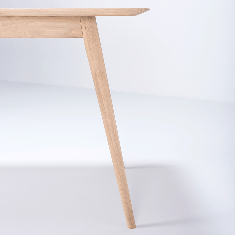 GAZZDA STAFA TABLE WHITE OAK 180 x 90 - DYKE & DEAN