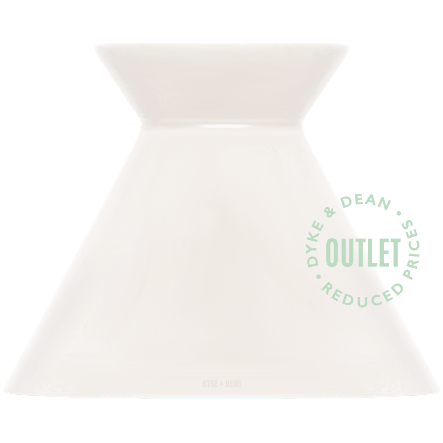KIRO CERAMIC LARGE OFF WHITE WALL LIGHT OUTLET - DYKE & DEAN