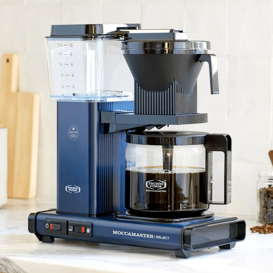 MOCCAMASTER COFFEE BREWER MIDNIGHT BLUE - DYKE & DEAN