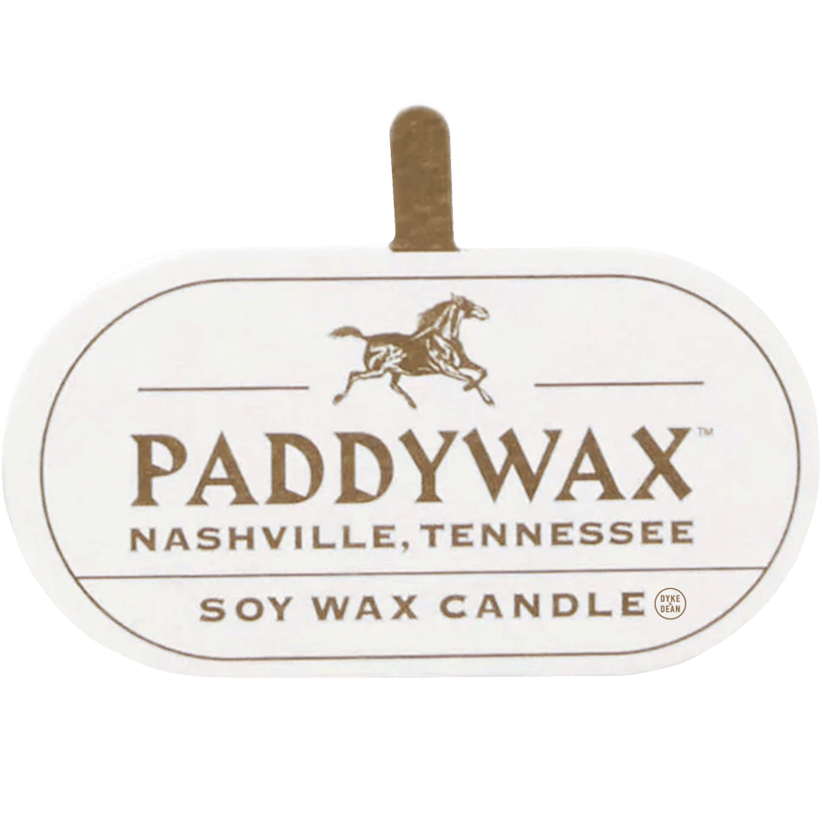 PADDYWAX VISTA LARGE DENIM BLUE GLASS CANDLE ROSEMARY & SEA SALT - DYKE & DEAN