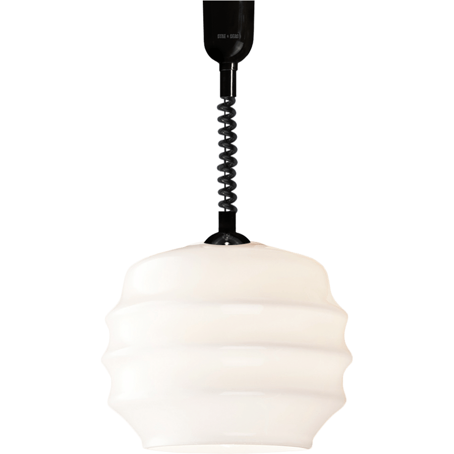 RIPPLE OPALINE RETRACTABLE CORD LIGHT SMALL - DYKE & DEAN