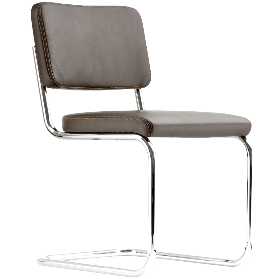 S 32 PV THONET LEATHER DINING CHAIR - DYKE & DEAN