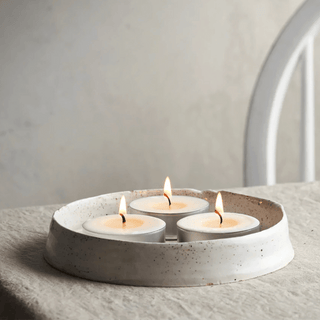 SEA SALT MAXI LAMORNA TEALIGHT CANDLES - DYKE & DEAN