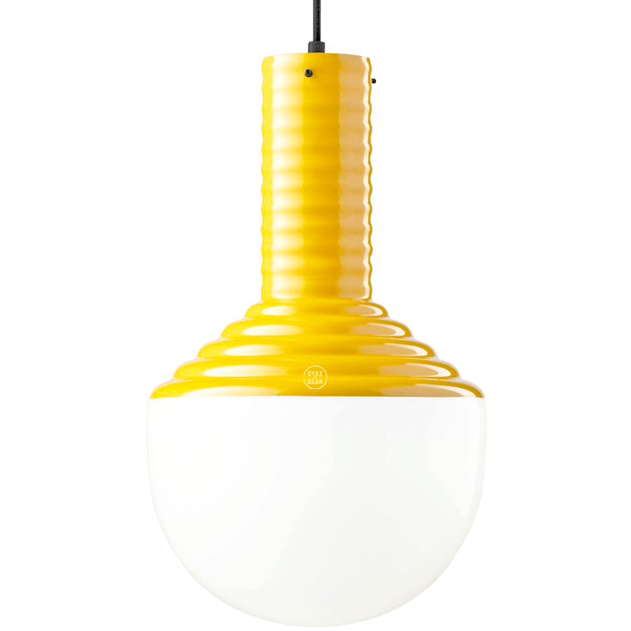 SELARÒN RIBBED CERAMIC PENDANT LAMP - DYKE & DEAN