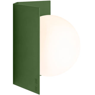 SHADED GLOBE WALL LIGHTS - DYKE & DEAN