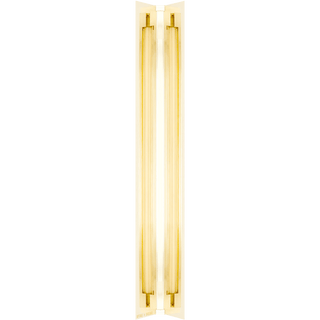 SHADED STRIP WALL LIGHTS PLATED LONG - DYKE & DEAN