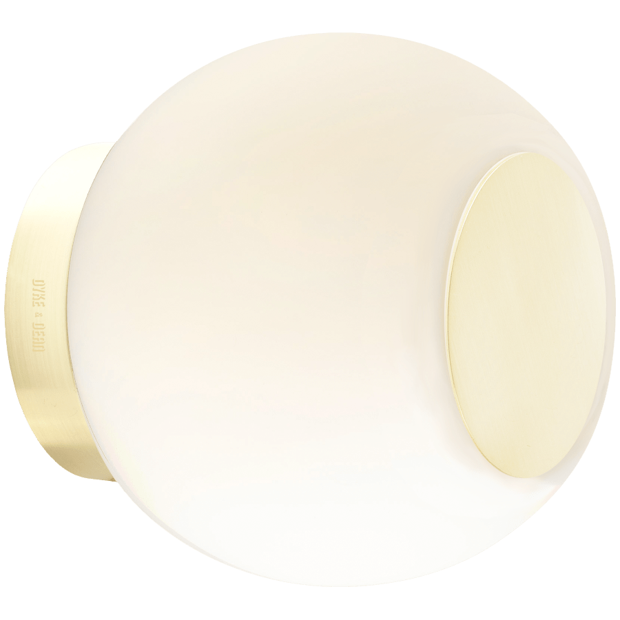 SPOT GLOBE LAMP BRASS METAL 140mm - DYKE & DEAN