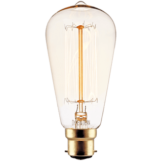 SQUIRREL CAGE EDISON BAYONET FILAMENT BULB 40W - DYKE & DEAN