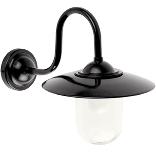 SWAN NECK ENAMEL SHADE WALL LAMP - DYKE & DEAN