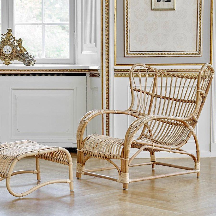 TEDDY CHAIR & STOOL RATTAN - DYKE & DEAN