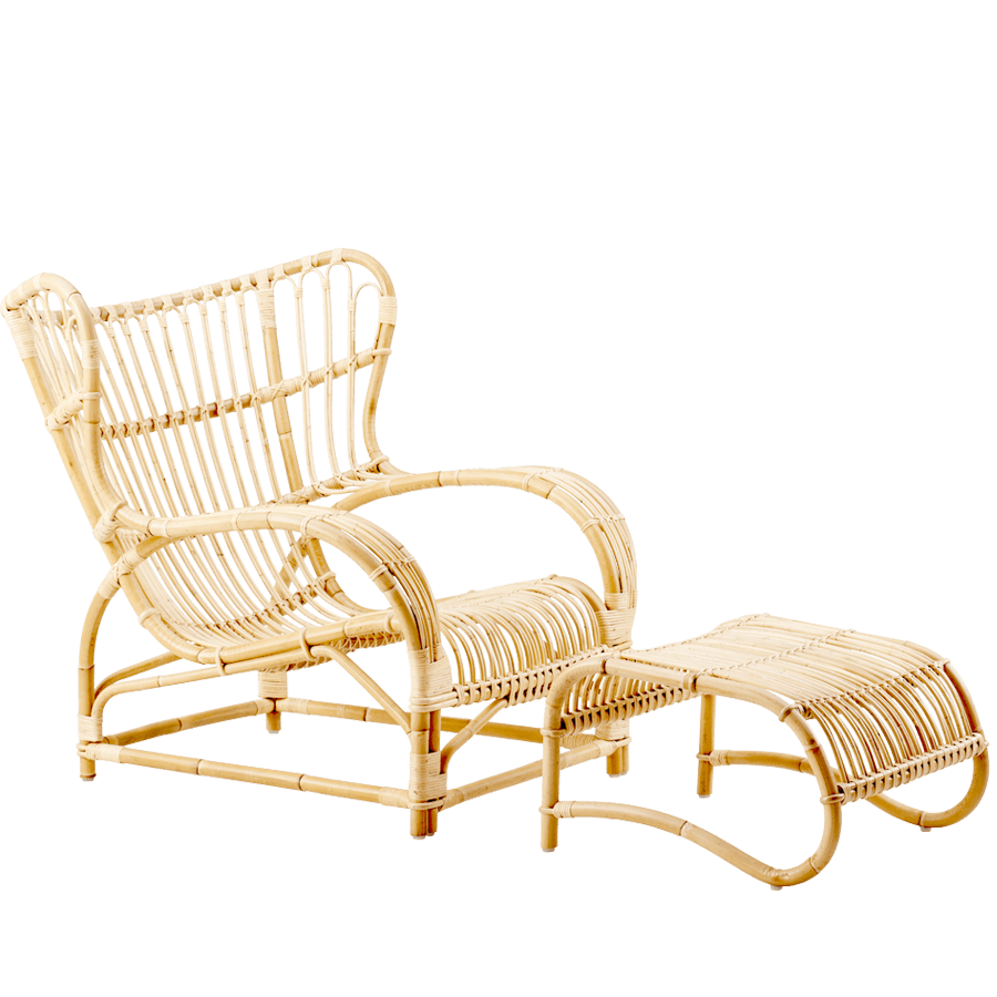 TEDDY CHAIR & STOOL RATTAN - DYKE & DEAN