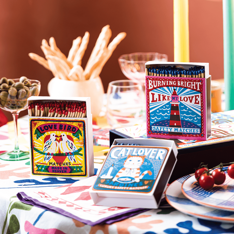 THE CROCODILE LUXURY SAFETY MATCHES - DYKE & DEAN