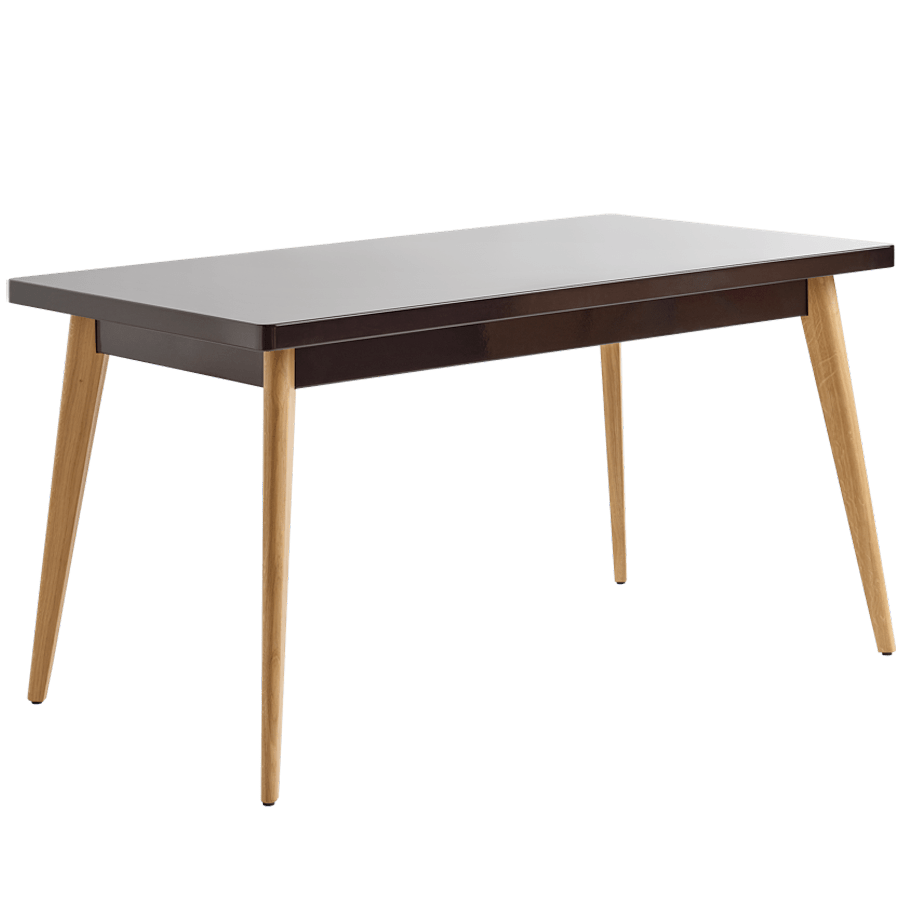 TOLIX 55 TABLE WOODEN LEGS 140X80 - DYKE & DEAN