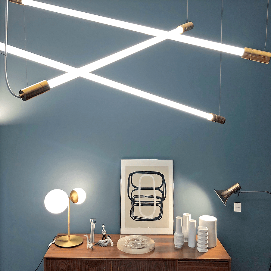 TUBE STRIP PENDANT LIGHTS - DYKE & DEAN