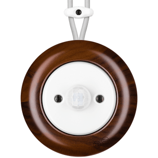 WOODEN PORCELAIN SURFACE MOUNTED NUC MAG SOCKET MOTION SENSOR - DYKE & DEAN
