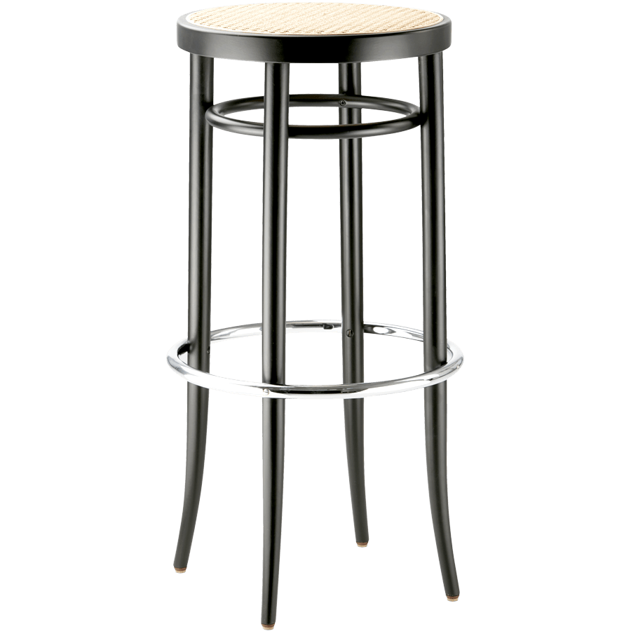 204 RH THONET CANE HIGH STOOL - DYKE & DEAN