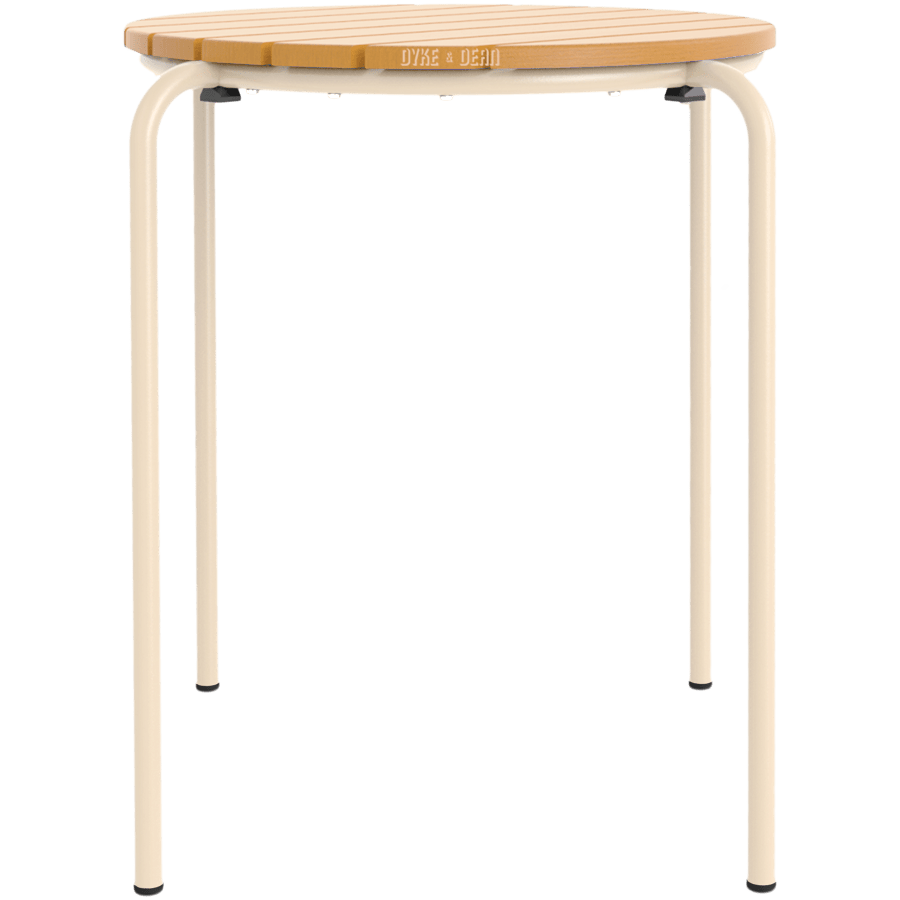 ADICO 5028 TABLE WOOD TOP ROUND - DYKE & DEAN