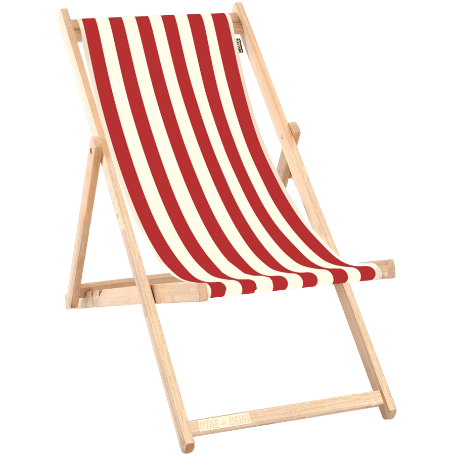 ARMLESS DECK CHAIR STRIPED COLOURS - DYKE & DEAN