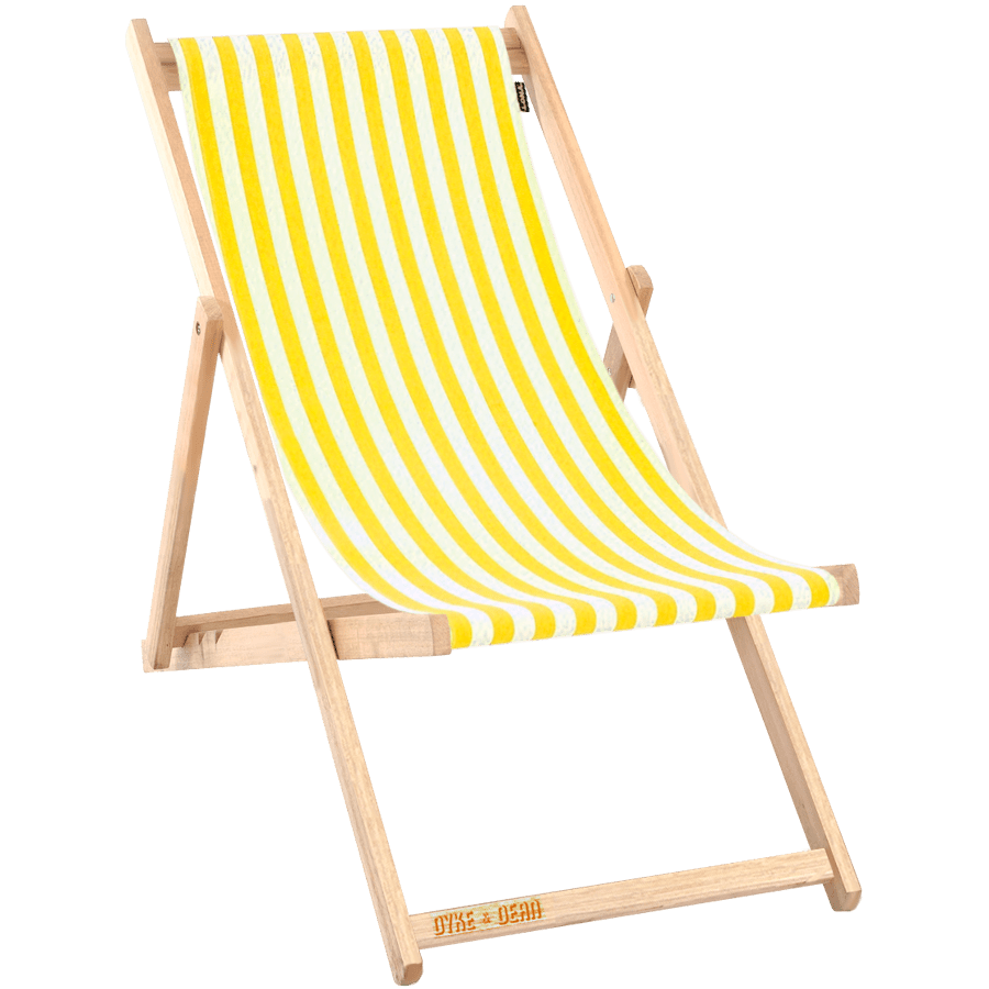 ARMLESS DECK CHAIR STRIPED COLOURS - DYKE & DEAN