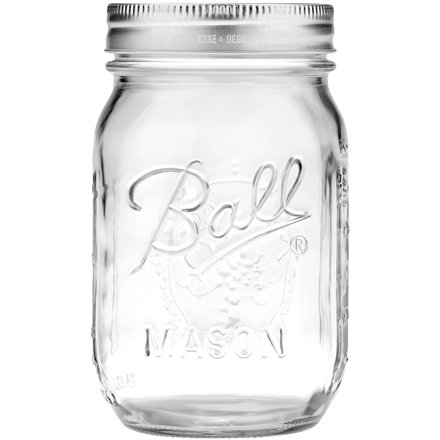 BALL MASON WIDEMOUTH GLASS JAR 473ML - DYKE & DEAN
