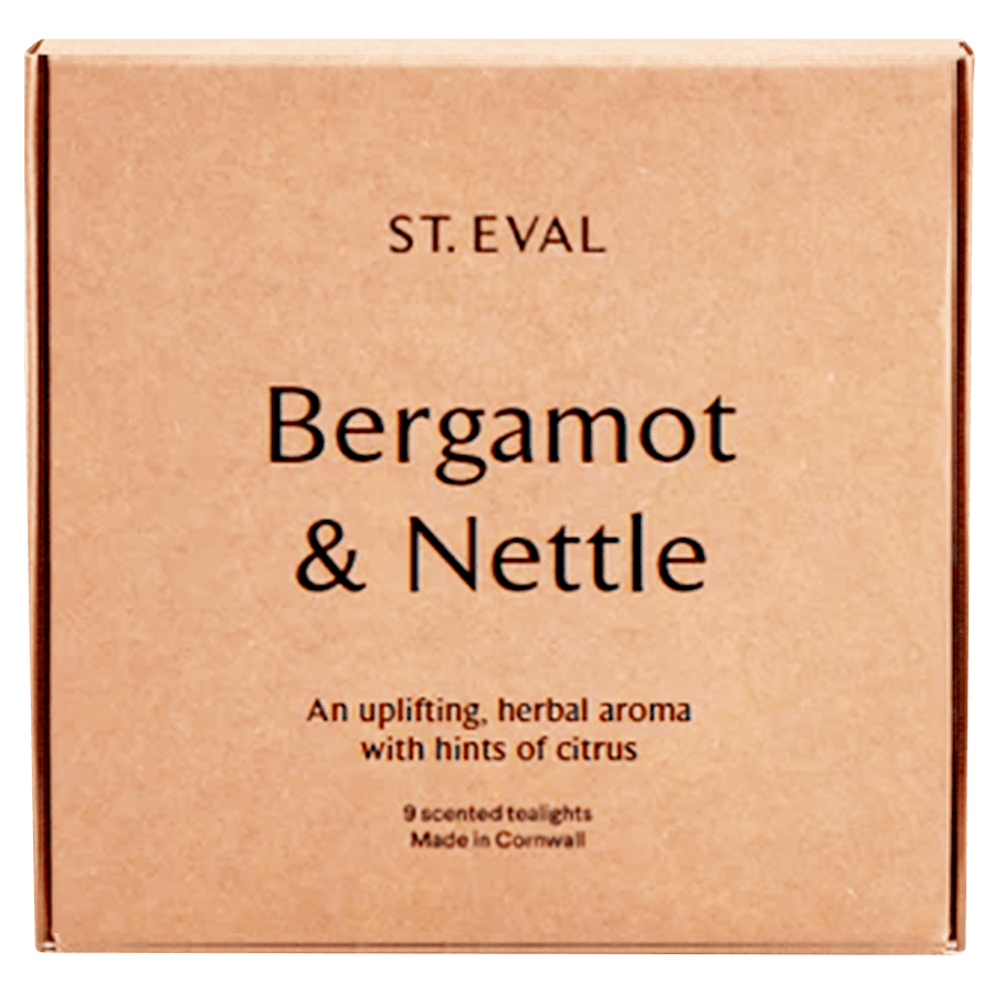 BERGAMOT & NETTLE TEALIGHT CANDLES - DYKE & DEAN