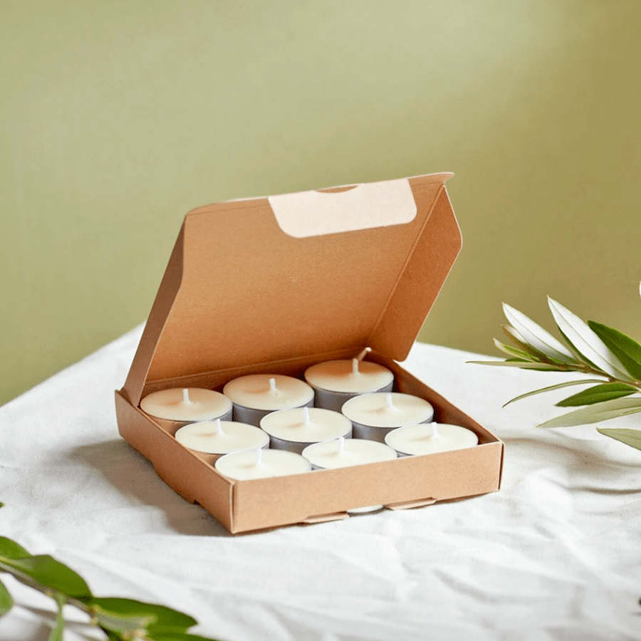 BERGAMOT & NETTLE TEALIGHT CANDLES - DYKE & DEAN