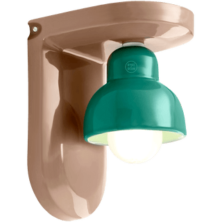 BERIMBAU CERAMIC ANGLED SHADE WALL LAMP - DYKE & DEAN