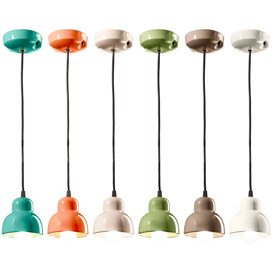 BERIMBAU CERAMIC PENDANT SHADE LAMP - DYKE & DEAN