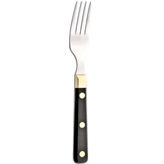 BLACK & BRASS STEAK FORK - DYKE & DEAN