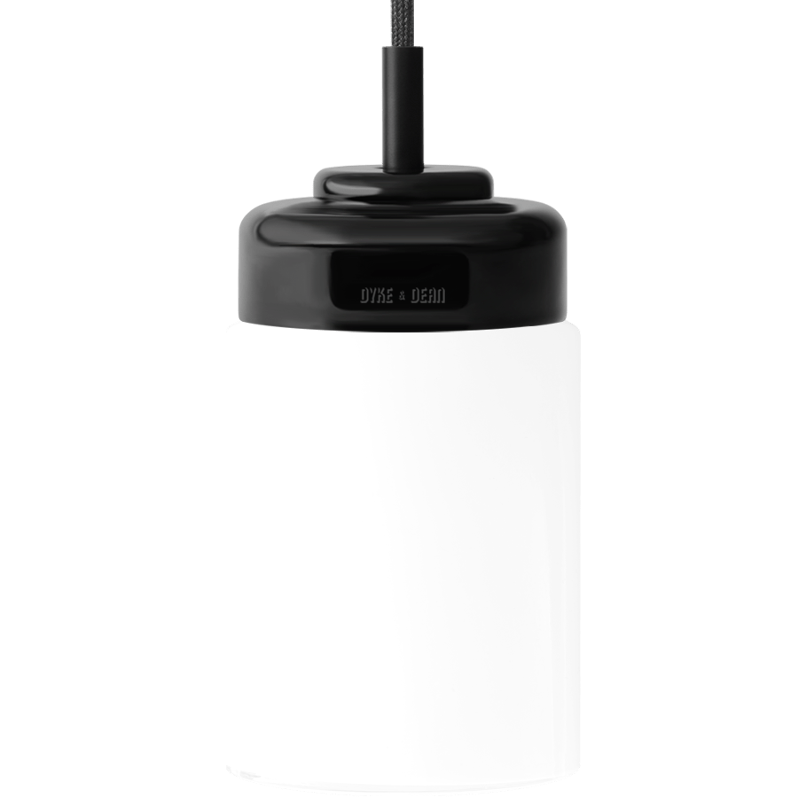 BLACK PORCELAIN CERAMIC PENDANT - OTHER LIGHTS - DYKE & DEAN  - Homewares | Lighting | Modern Home Furnishings