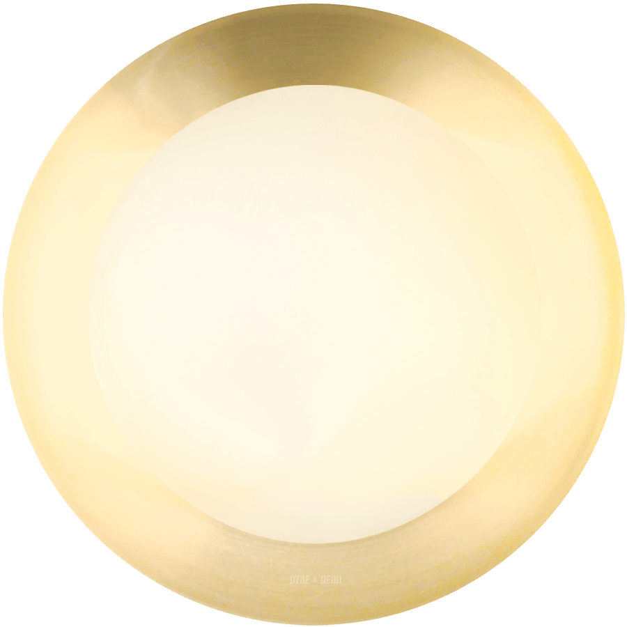 BRASS GLOBE REFLECTOR LAMP 450mm - DYKE & DEAN