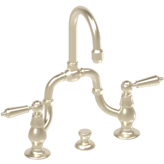 BRIDGE SINK MIXER METAL LEVER TAPS BRASS - DYKE & DEAN