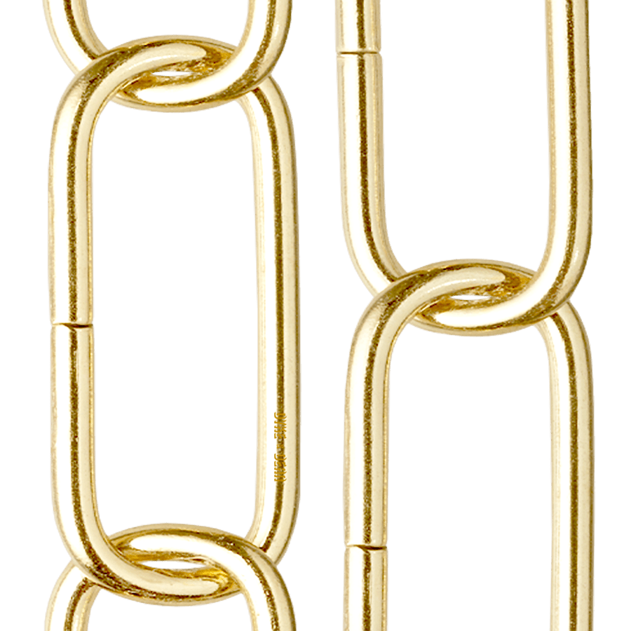 BRIGHT BRASS CHAIN - DYKE & DEAN