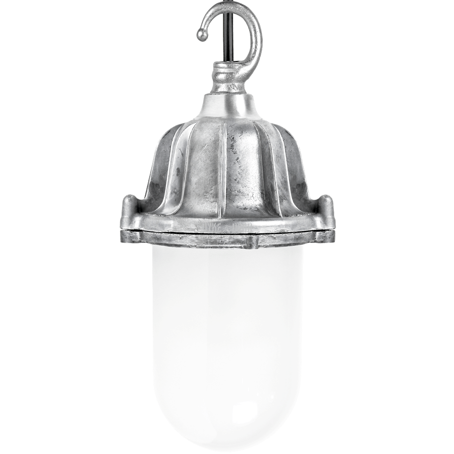 CAST LANTERN FROSTED PENDANT - DYKE & DEAN