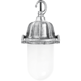 CAST LANTERN FROSTED PENDANT - DYKE & DEAN