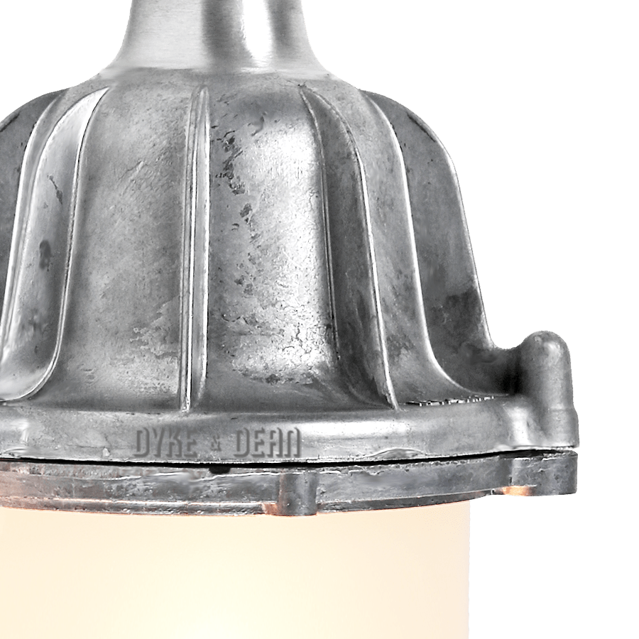 CAST LANTERN FROSTED PENDANT - DYKE & DEAN