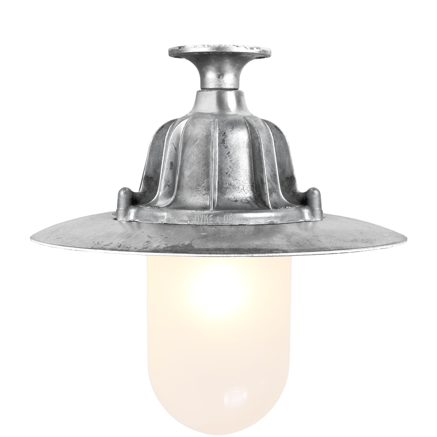 CAST LANTERN PENDANT FROSTED FIXED - DYKE & DEAN