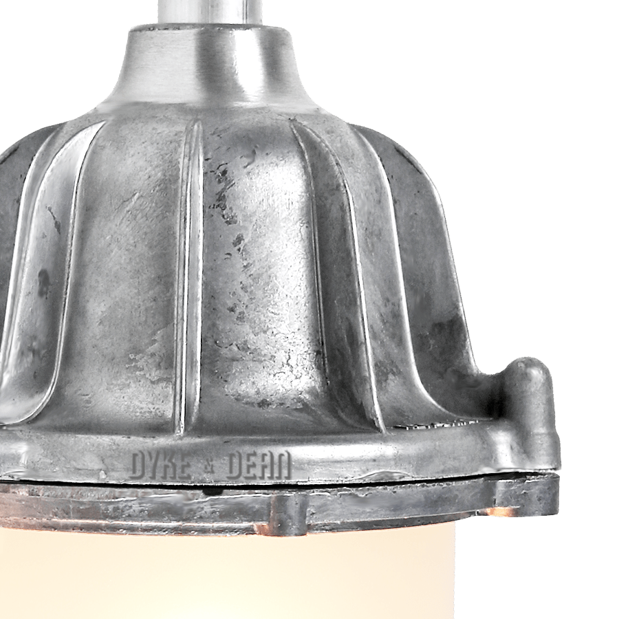 CAST SWAN NECK LANTERN FROSTED - DYKE & DEAN