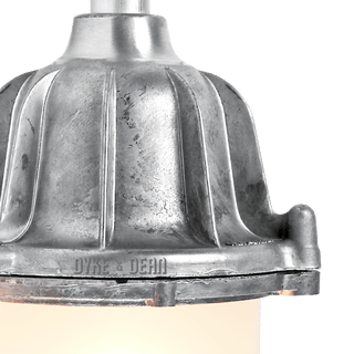 CAST SWAN NECK LANTERN FROSTED - DYKE & DEAN