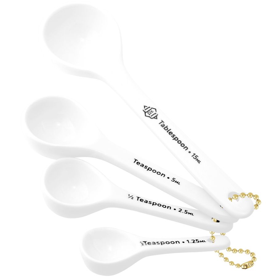 CERAMIC MEASURING SPOON SET - DYKE & DEAN