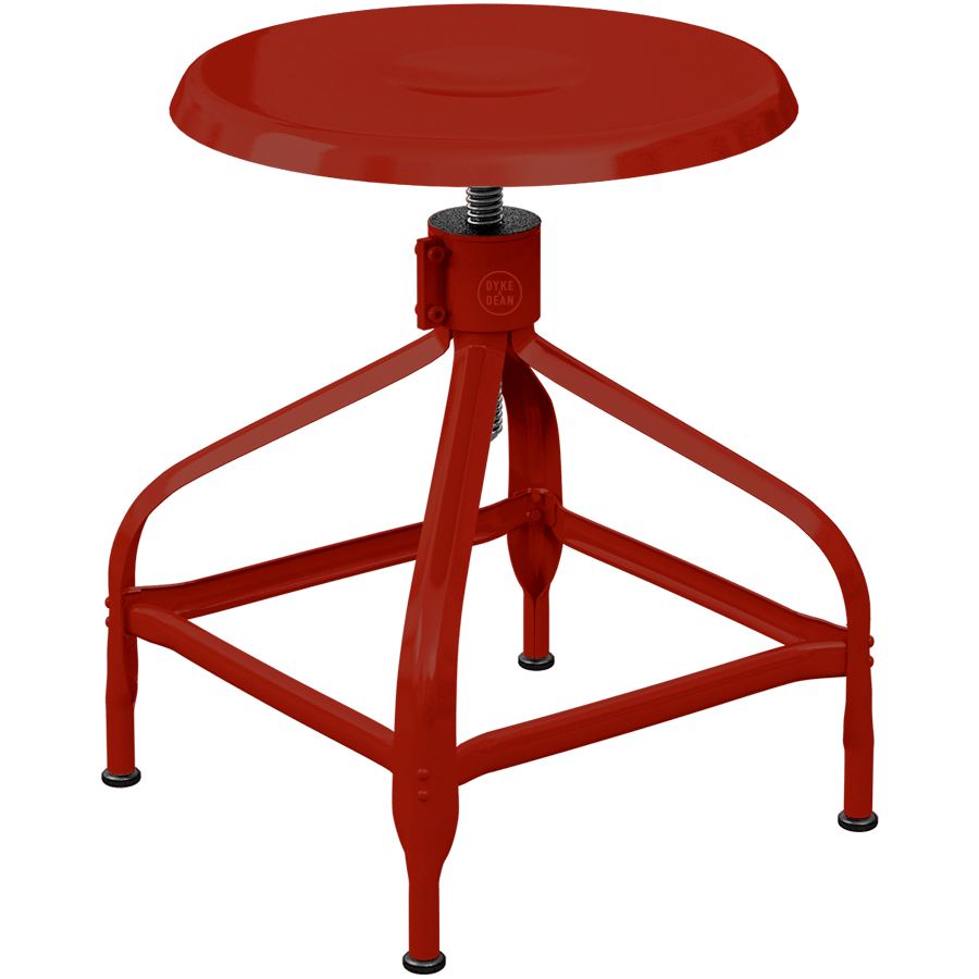 CHAISES NICOLLE DACTYLO ADJUSTABLE SWIVEL STOOL - DYKE & DEAN