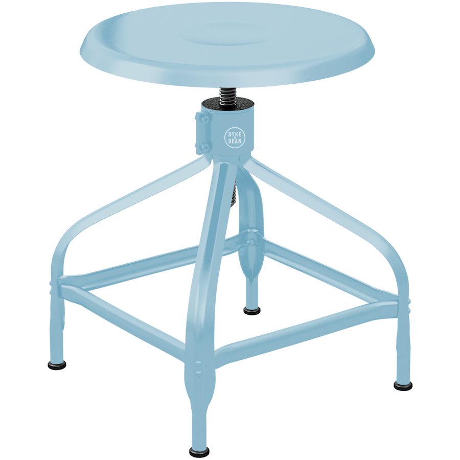 CHAISES NICOLLE DACTYLO ADJUSTABLE SWIVEL STOOL - DYKE & DEAN