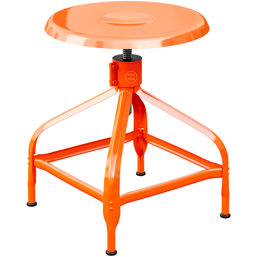 CHAISES NICOLLE DACTYLO ADJUSTABLE SWIVEL STOOL - DYKE & DEAN