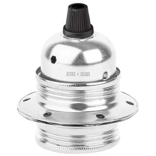 CHROME PLATED E27 BULB HOLDER - DYKE & DEAN